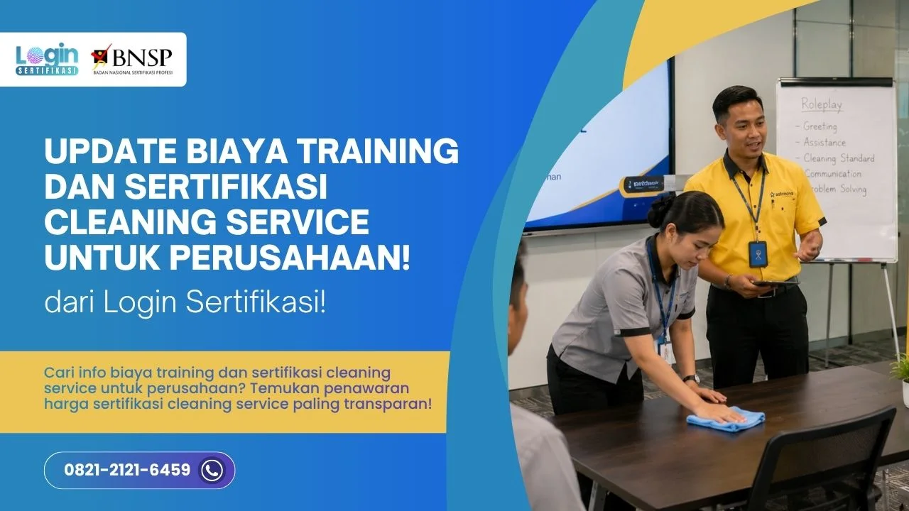 Biaya Training dan Sertifikasi Cleaning Service untuk Perusahaan