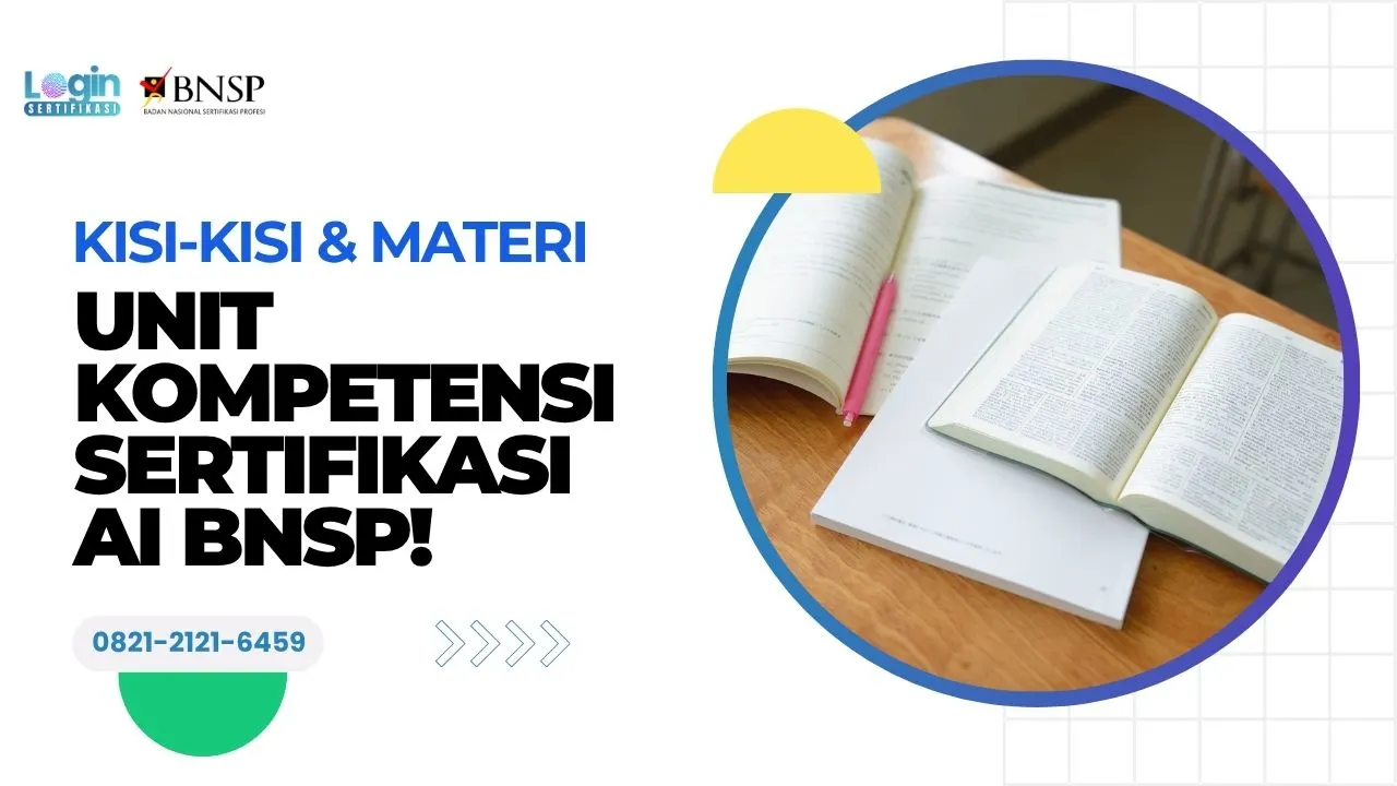 Unit Kompetensi Sertifikasi AI BNSP!