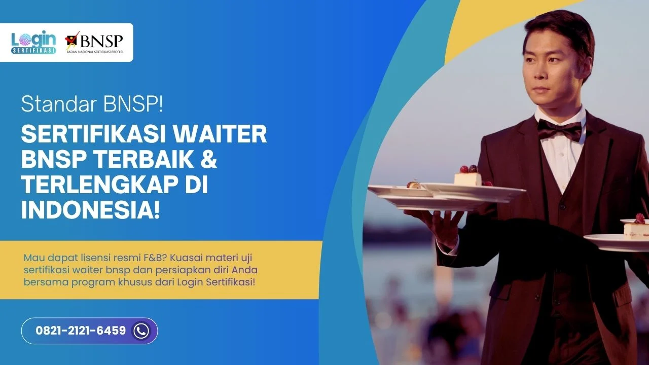 Sertifikasi Waiter BNSP Terbaik