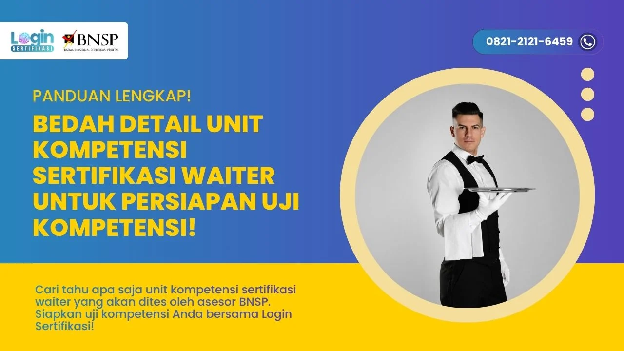 Unit Kompetensi Sertifikasi Waiter